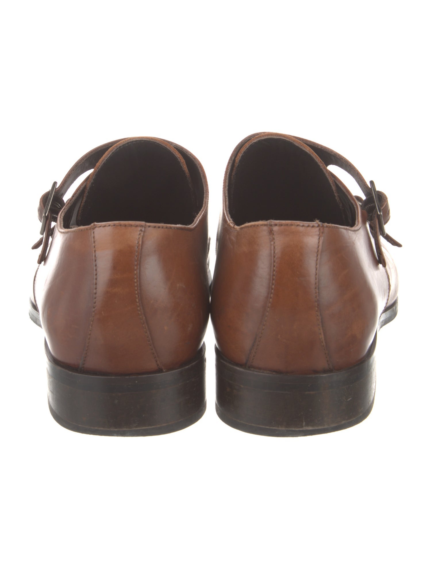 To Boot New York Leather Monk Straps